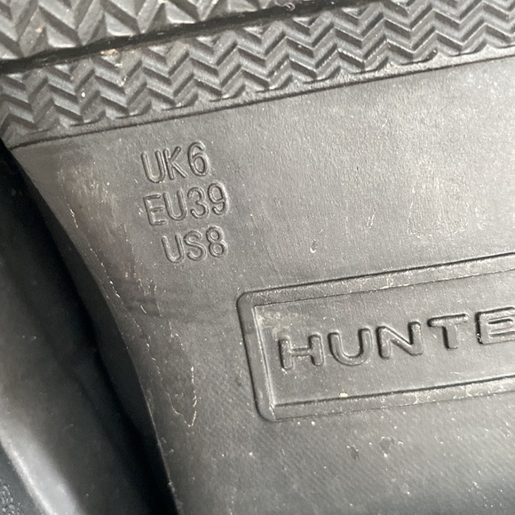 Hunter original tour packable rain boots tall size 8 - Picture 8 of 10